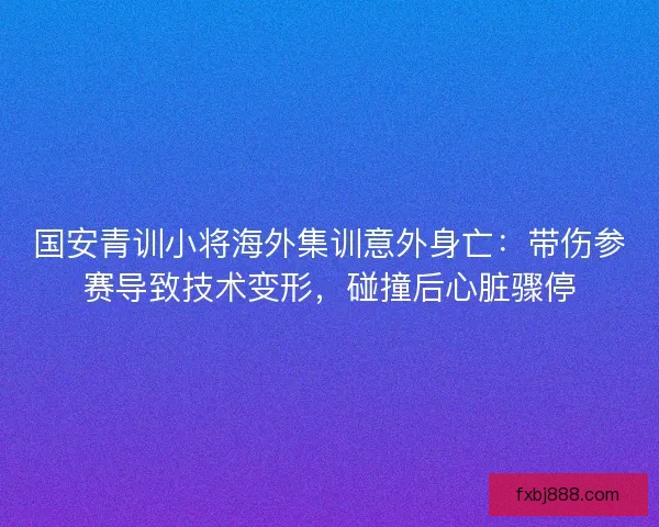 国安青训小将海外集训意外身亡：带伤参赛导致技术变形，碰撞后心脏骤停